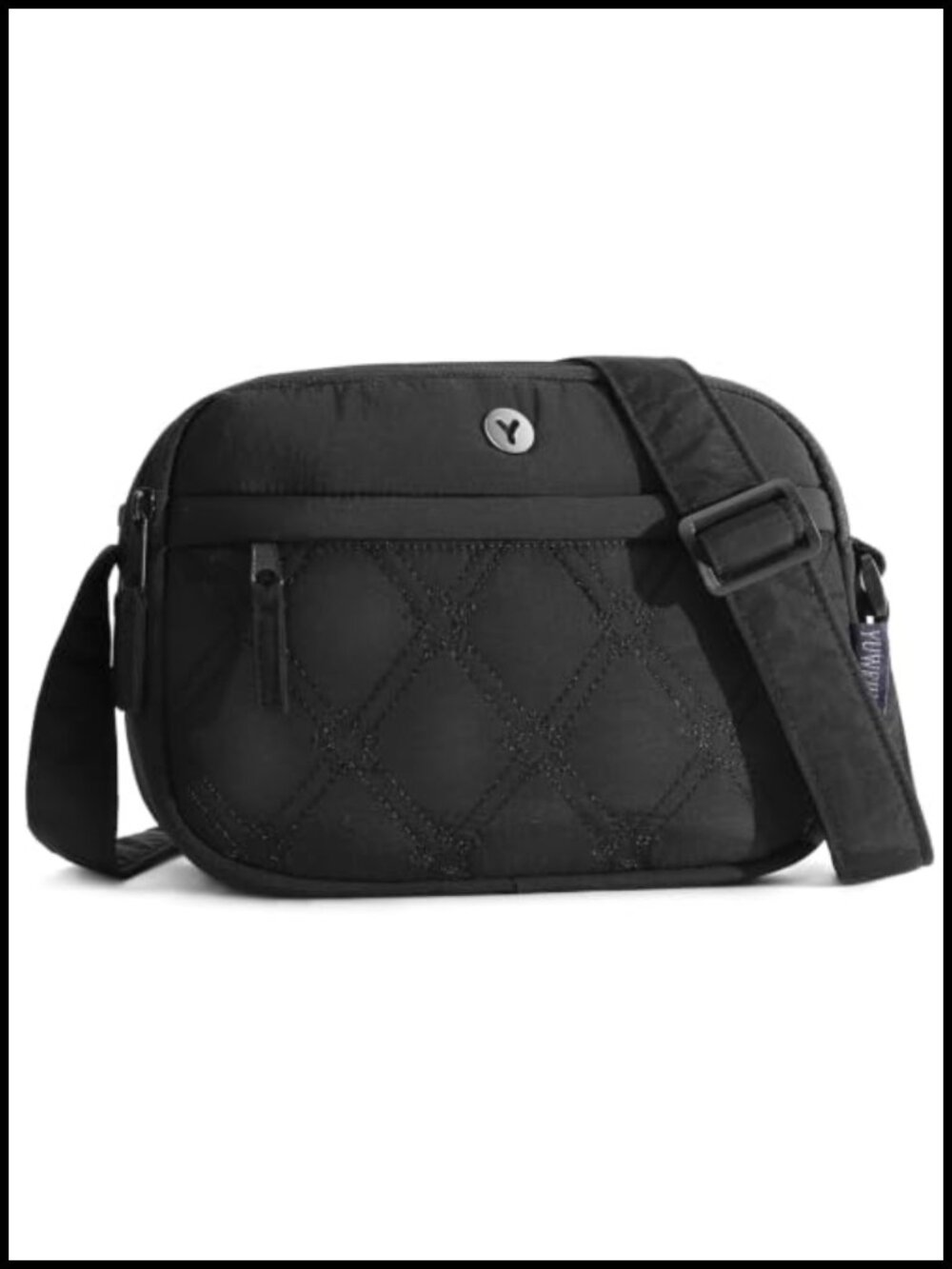 Lightweight RFID Crossbody Bag Water-Resistant Nylon Travel Purse
